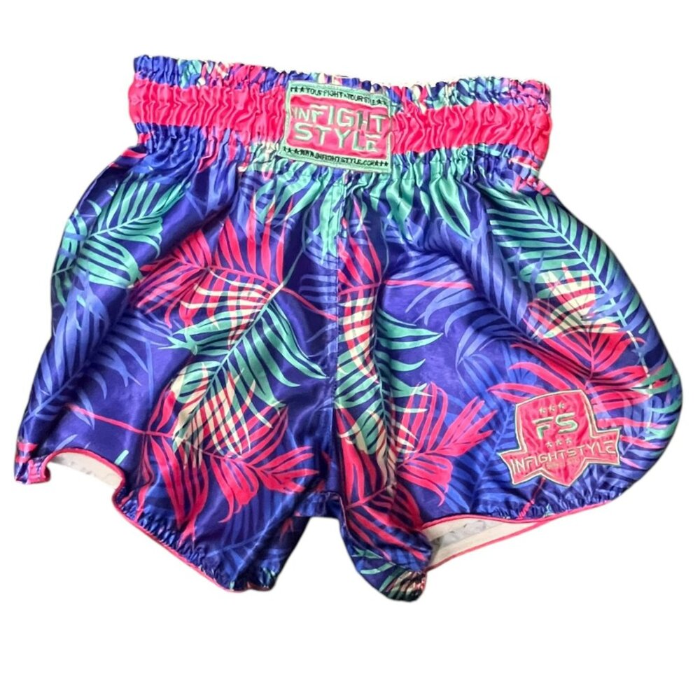 Men's Athletic Shorts - Blue and Pink